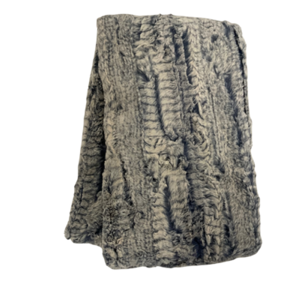 Heatable Therapy Spa Wrap- Lux Feathers Sky Fur