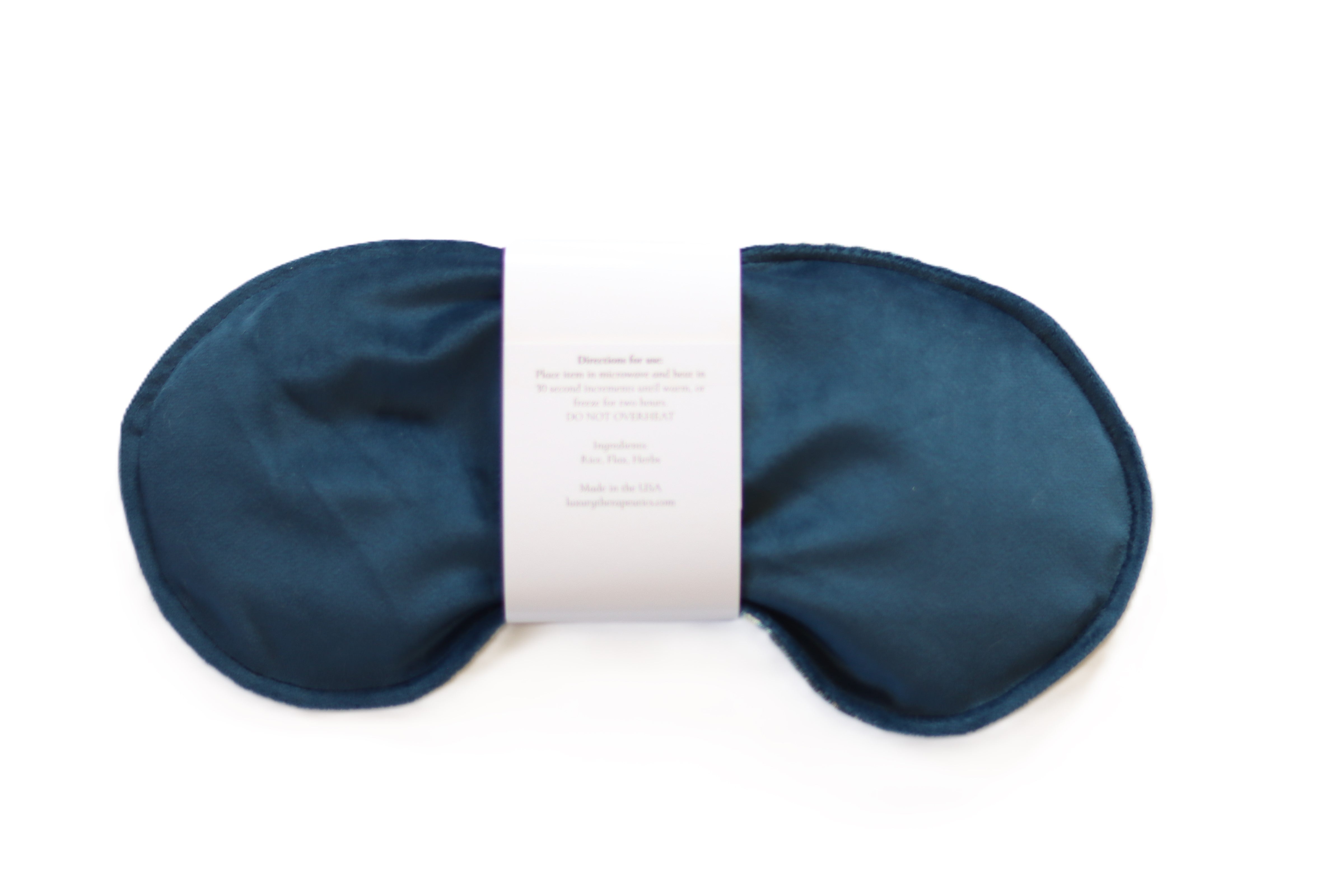 Soothing Eye Pillow w/ Removable Cover- Leeds Navy