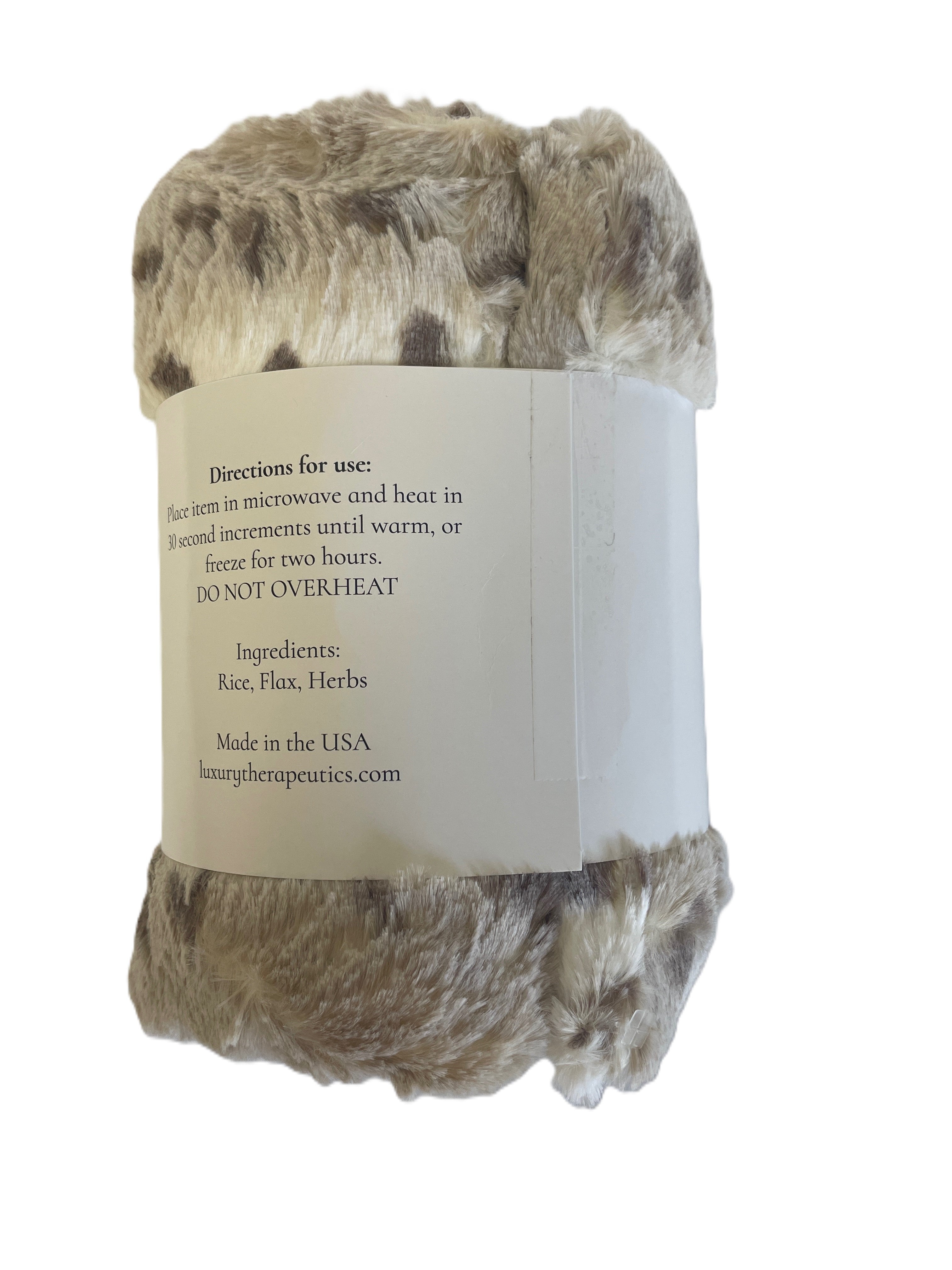 Heatable Therapy Spa Wrap- Lux Fur Arctic Circle