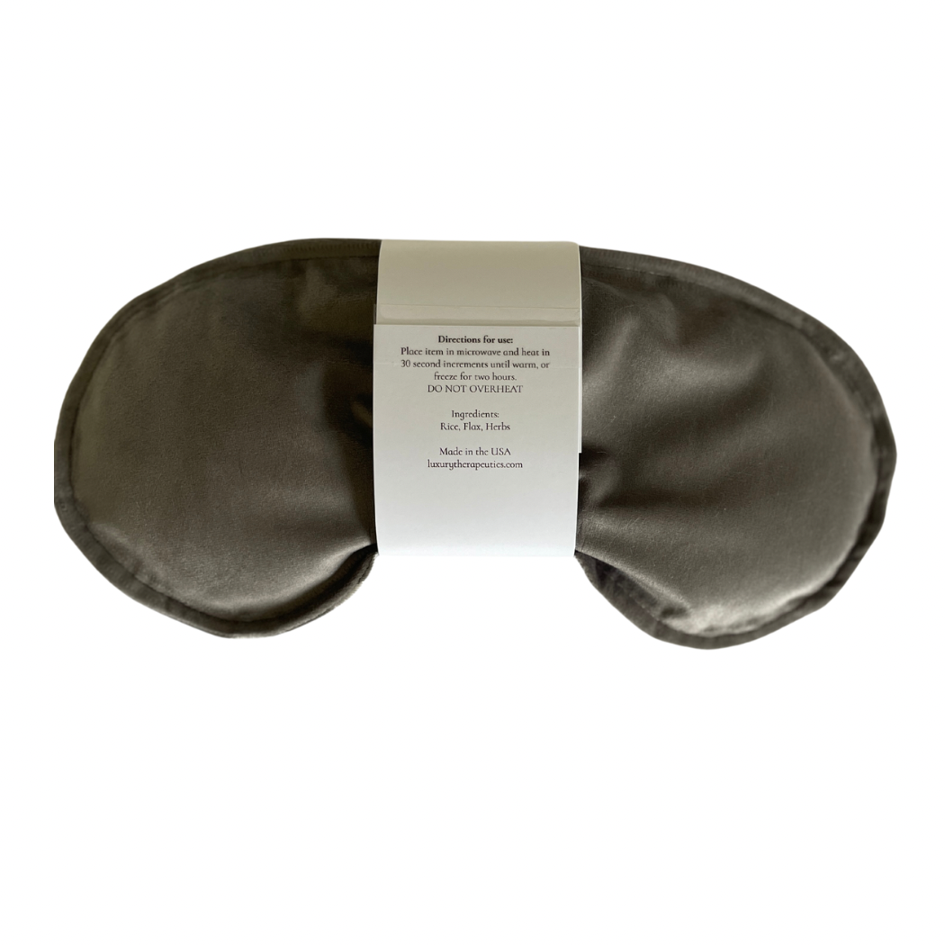 Soothing Eye Pillow w/ Removable Cover-Como Ash