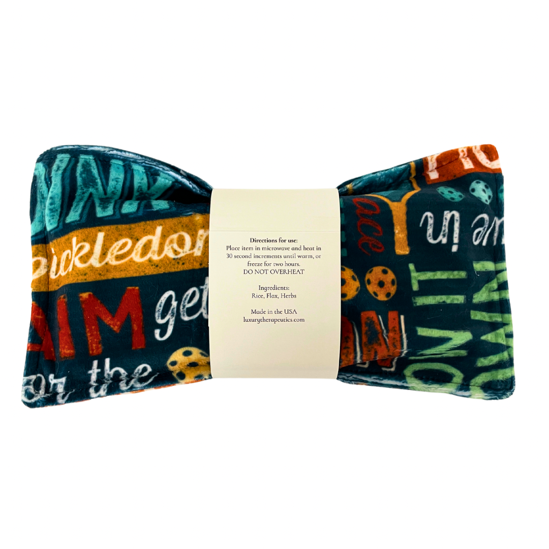 Soothing Eye Pillow Rectangle- Pickleball Navy/Teal