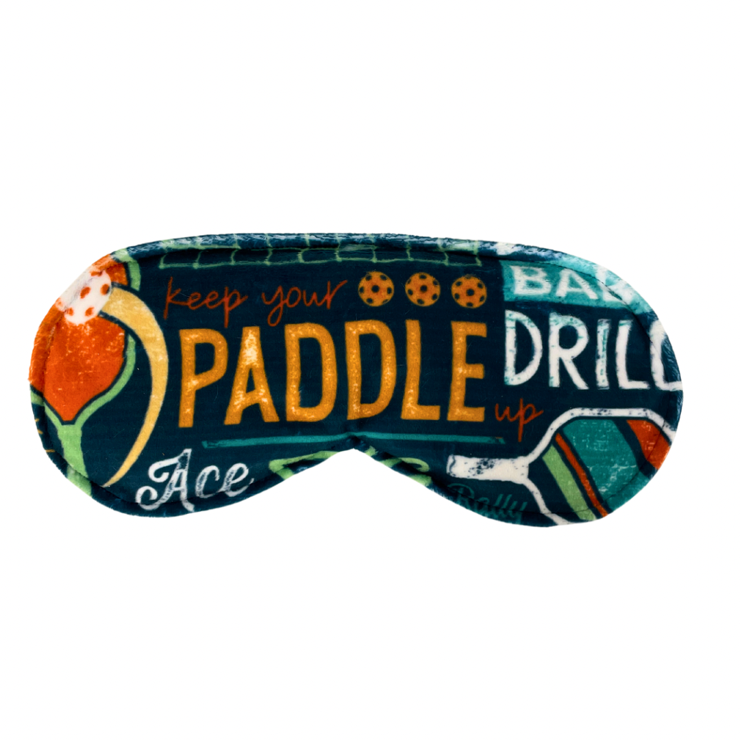 Soothing Eye Pillow w/Removable Cover- Pickleball Navy/Teal