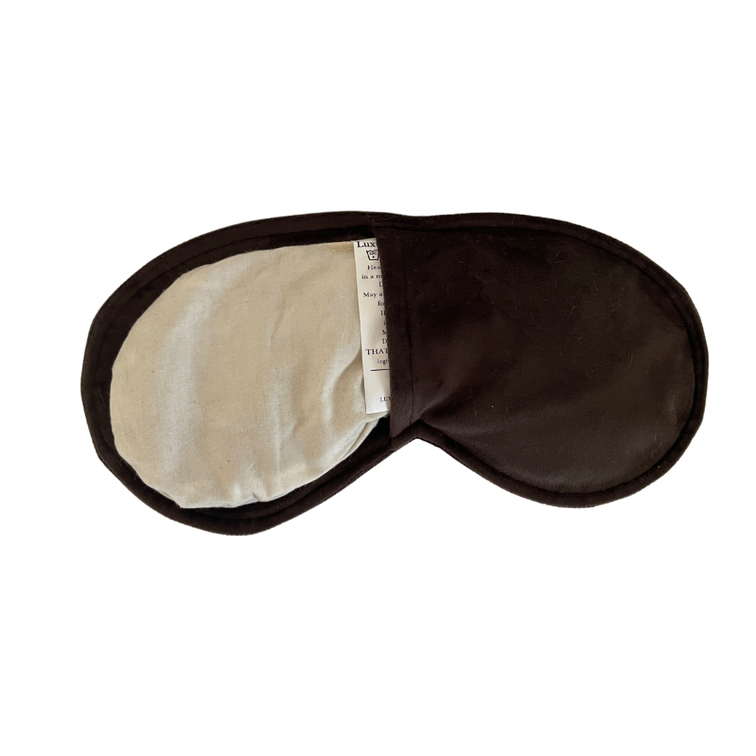 Soothing Eye Pillow w/ Removable Cover- Como Chocolate