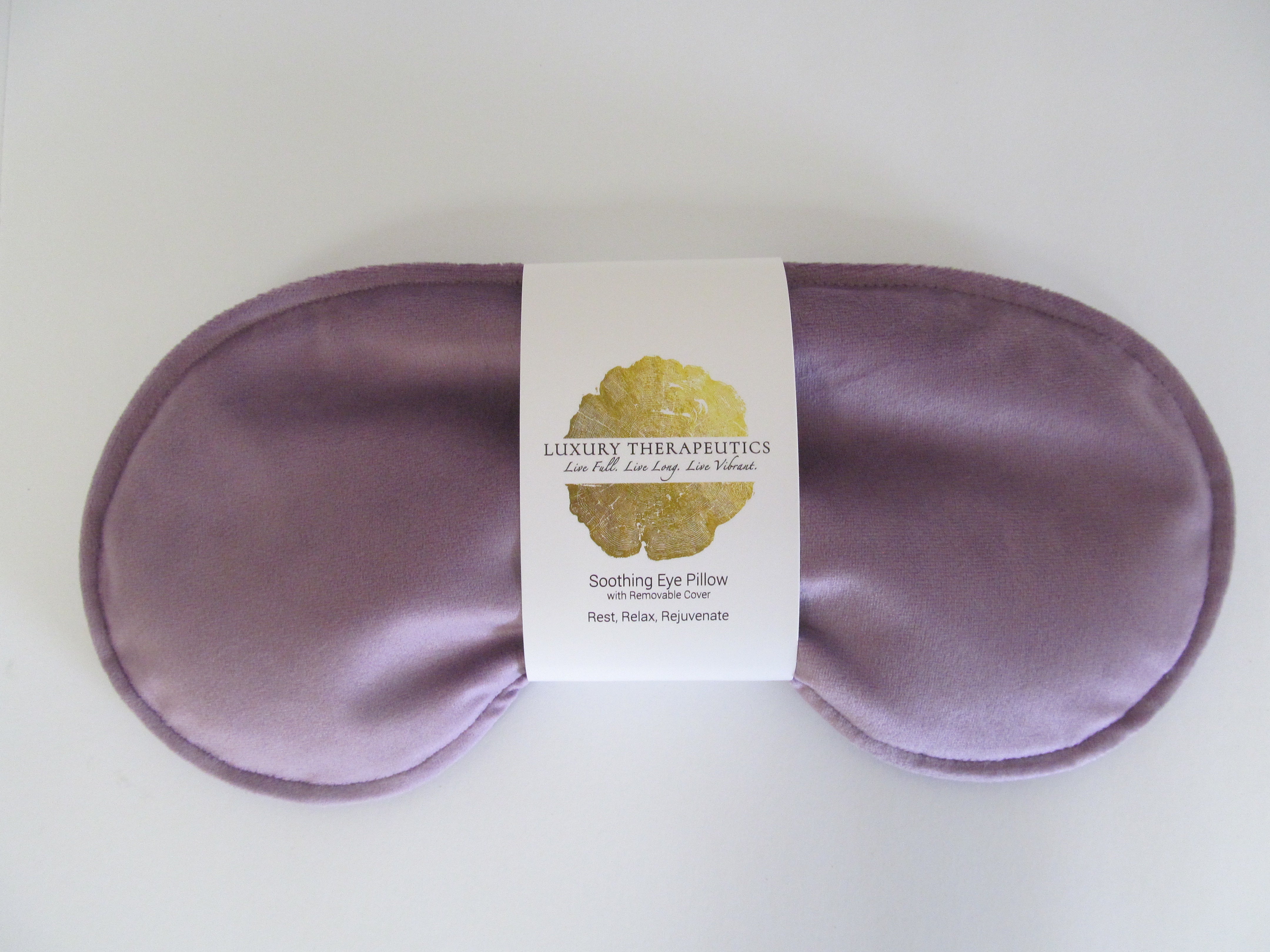 Soothing Eye Pillow w/ Removable Cover- Como Lavender