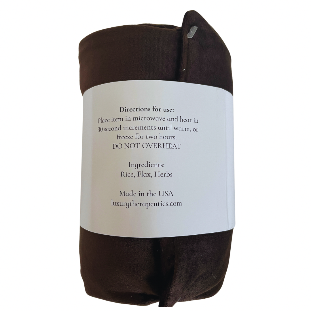Heatable Therapy Spa Wrap- Como Chocolate