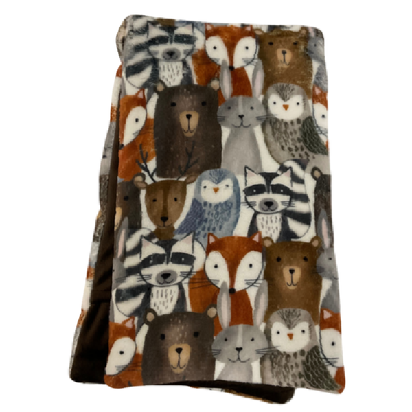 Heatable Therapy Spa Wrap- Lux Woodland Friends