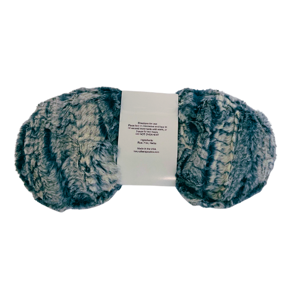 Soothing Eye Pillow w/ Removable Cover- Lux Feathers Sky