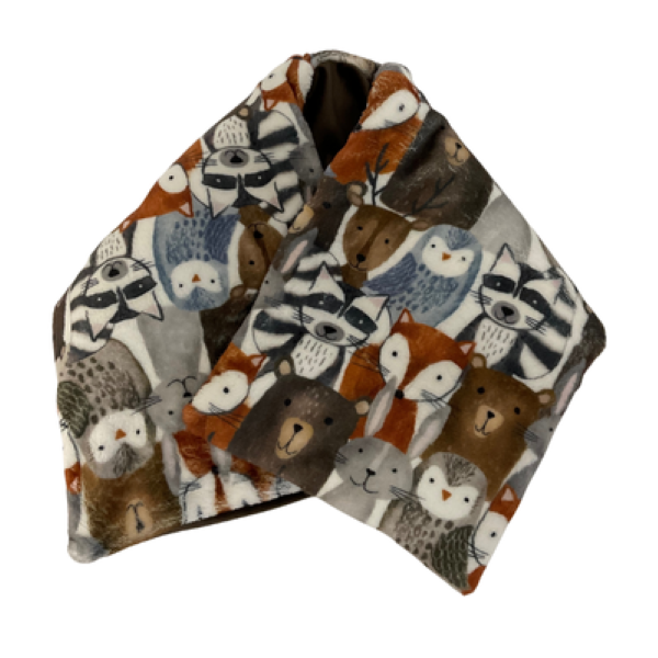 Heatable Therapy Spa Wrap- Lux Woodland Friends