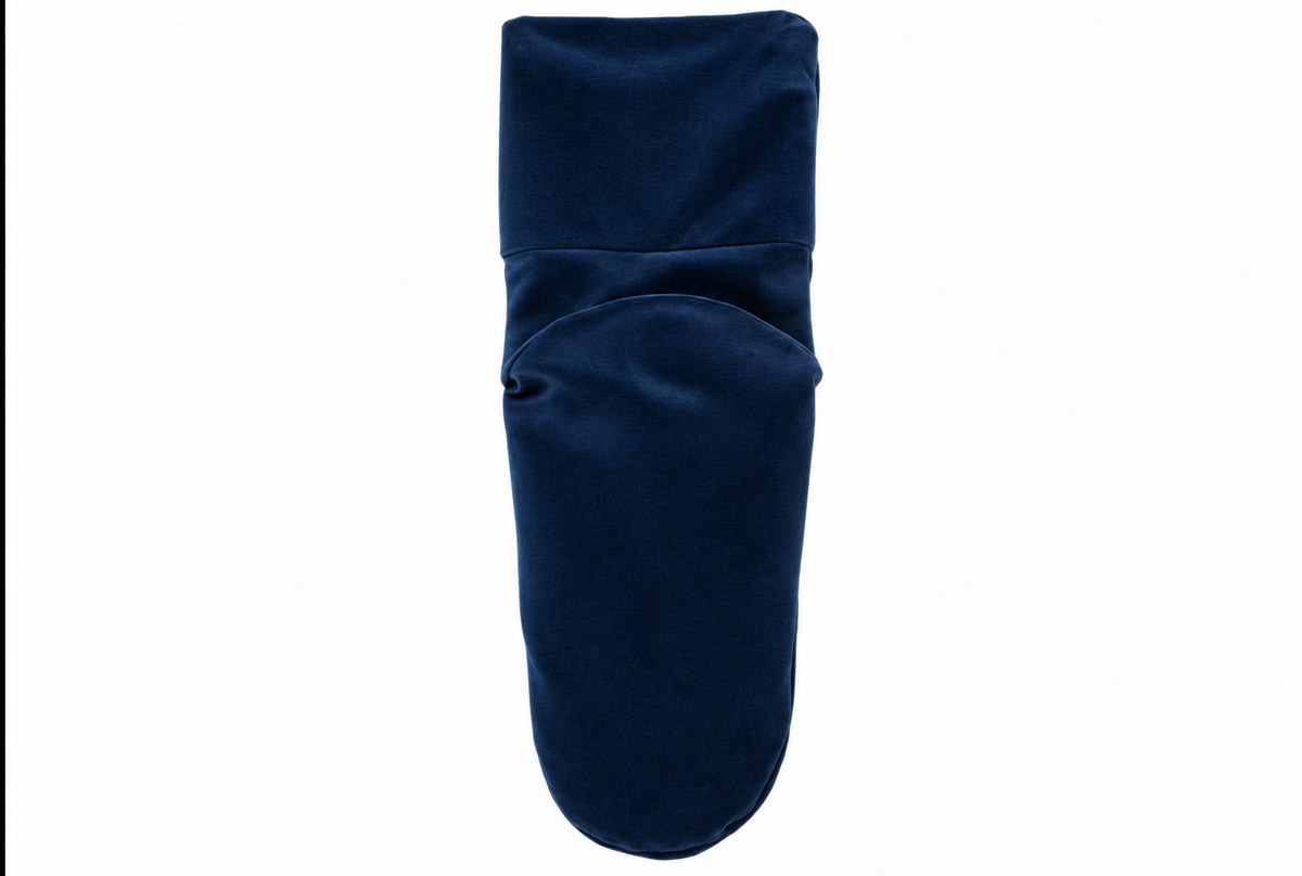 Heatable Luxury Spa Booties - Lux Como Navy