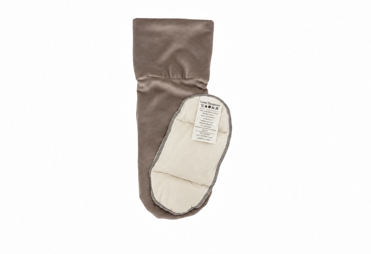 Heatable Luxury Spa Booties - Lux Como Mushroom
