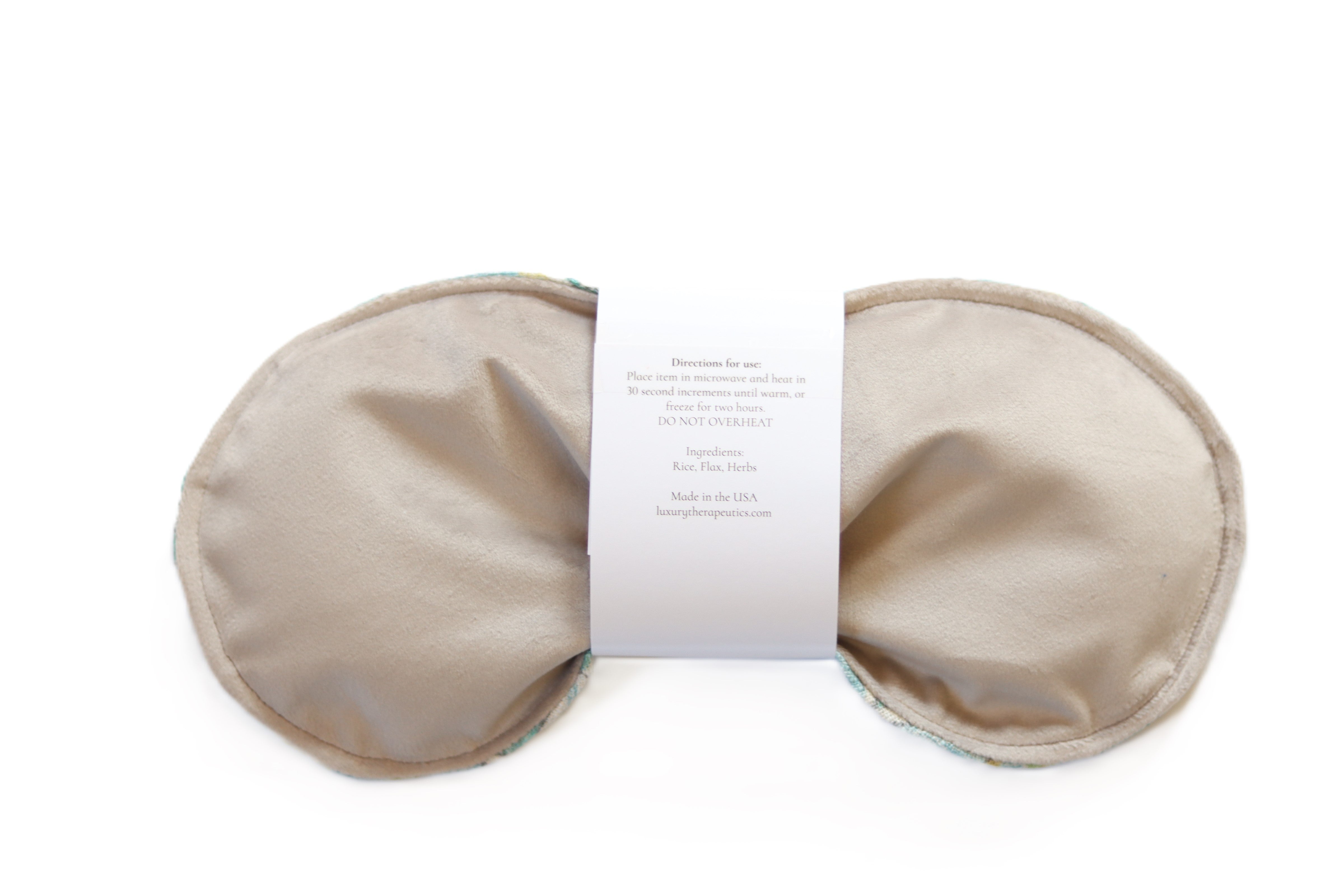 Soothing Eye Pillow w/ Removable Cover- Elephant Safari