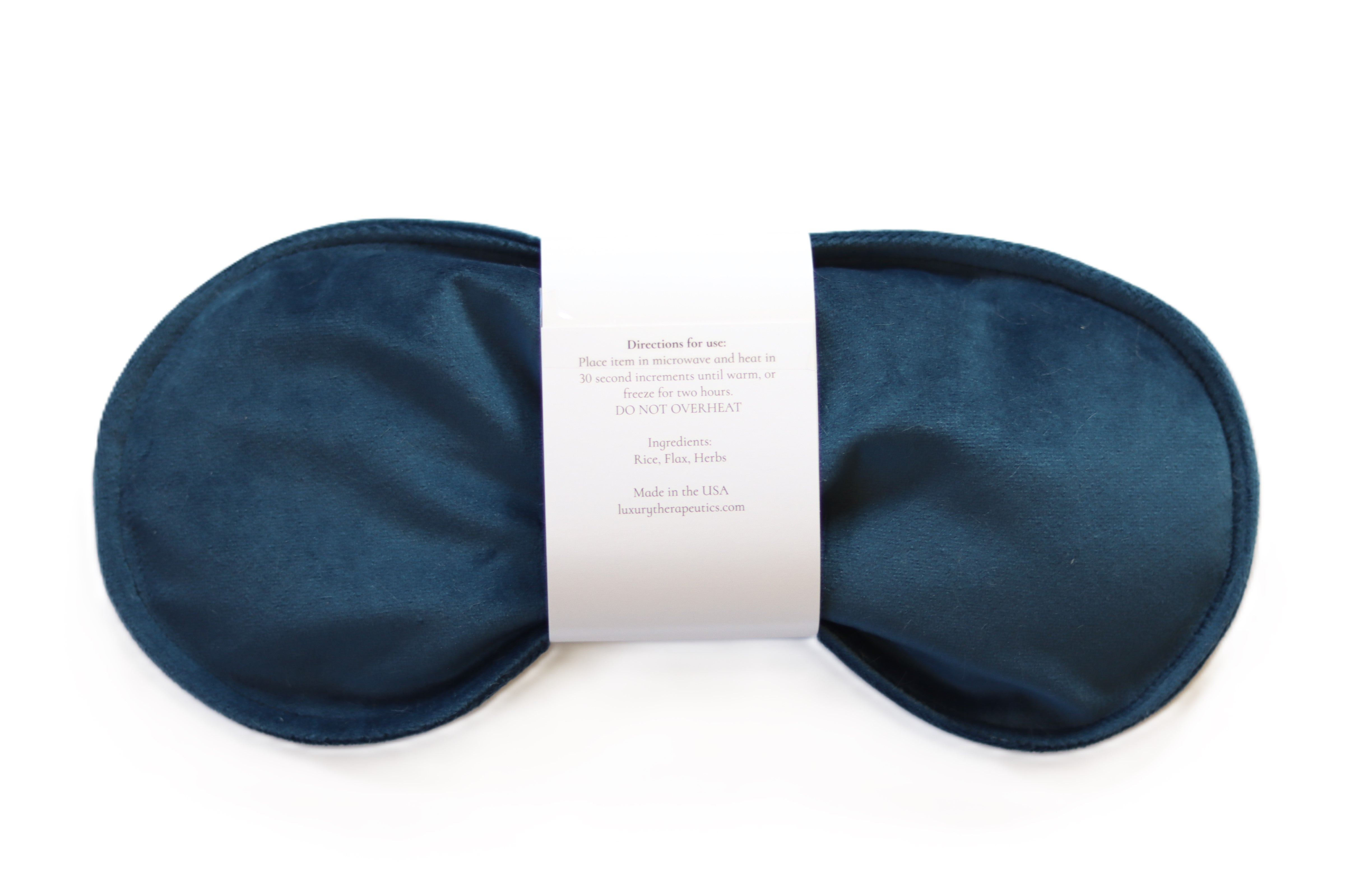 Soothing Eye Pillow w/ Removable Cover- Como Navy
