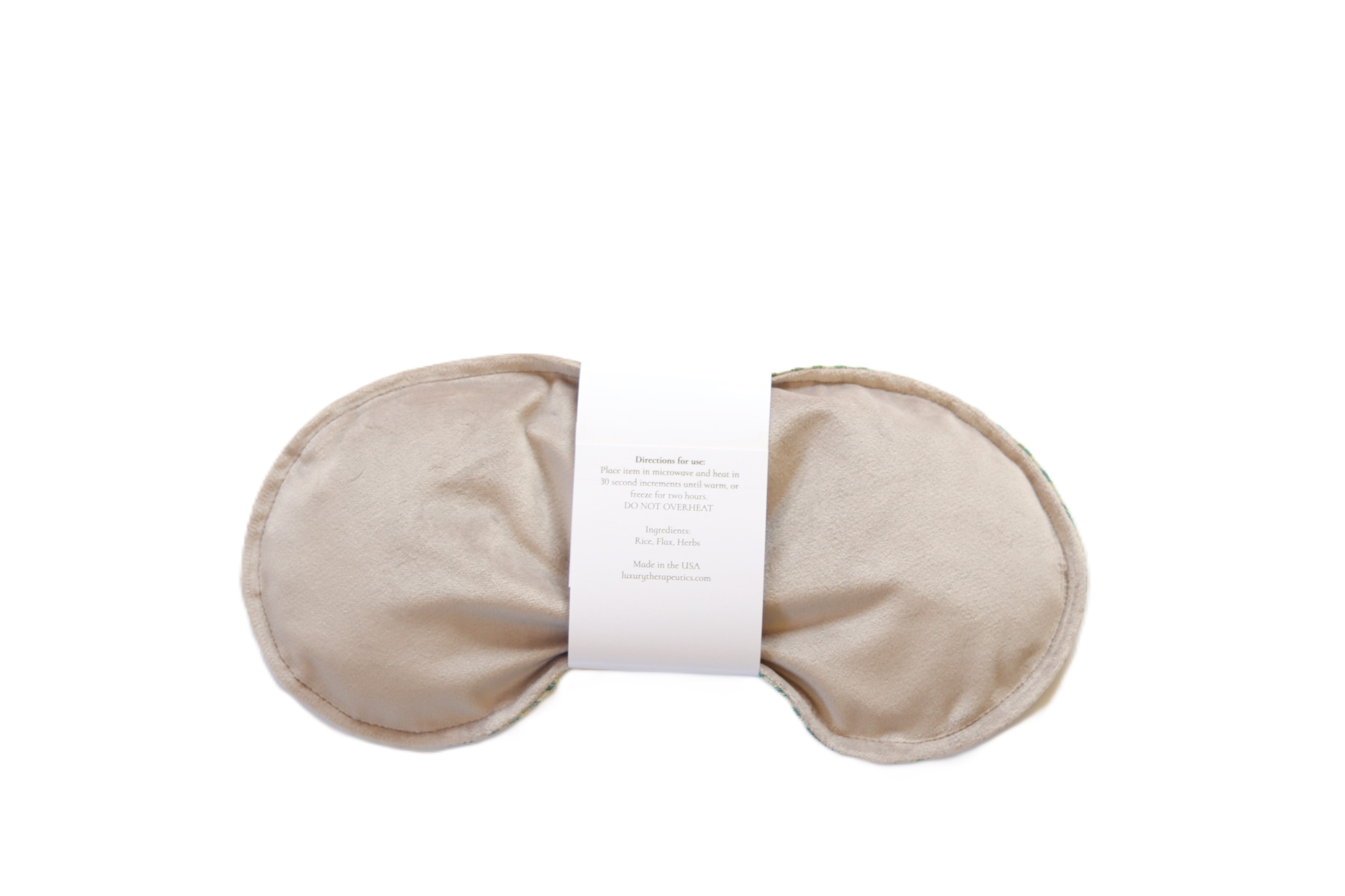 Soothing Eye Pillow w/ Removable Cover- Leeds Leaf