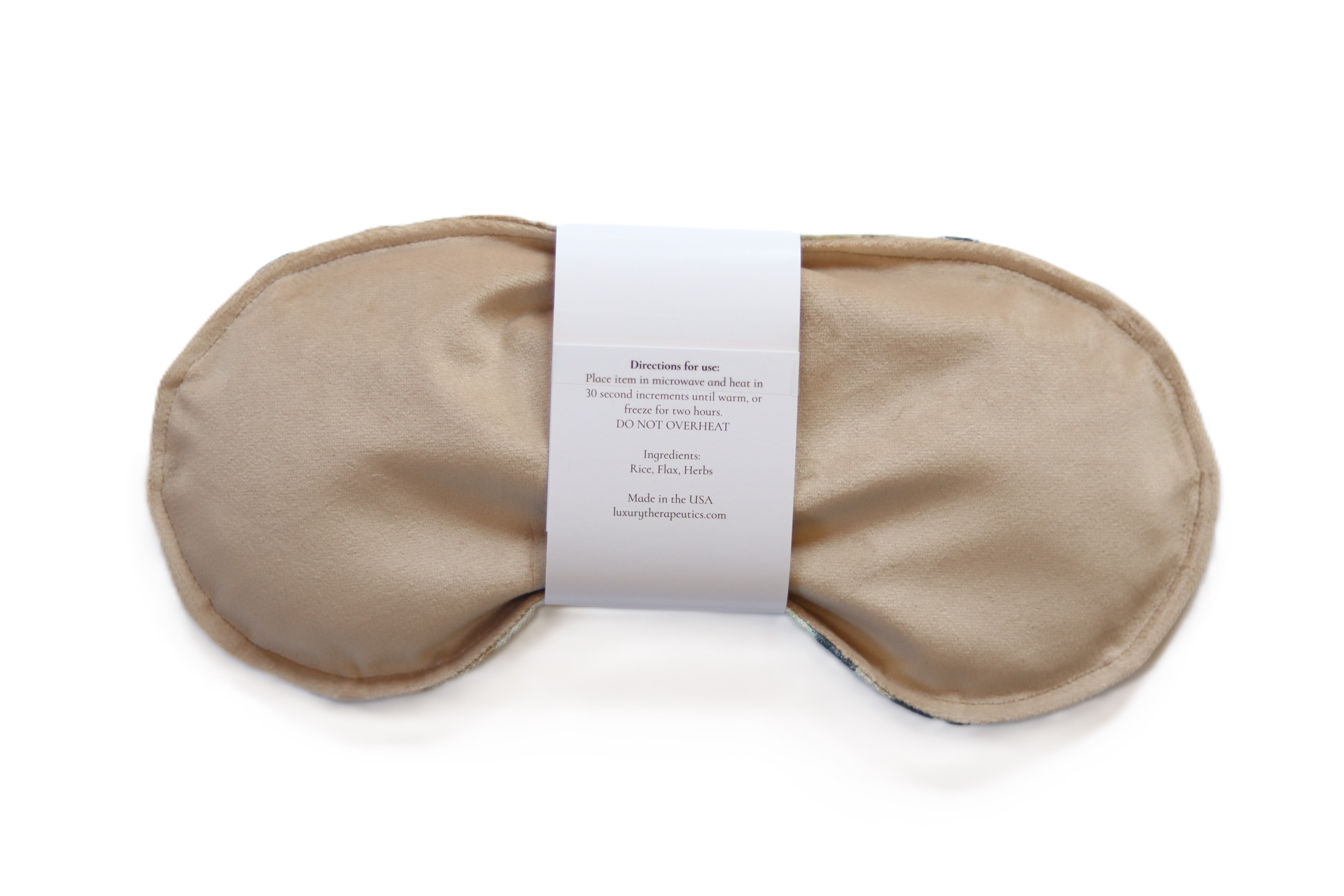 Soothing Eye Pillow w/ Removable Cover- Safari Spa