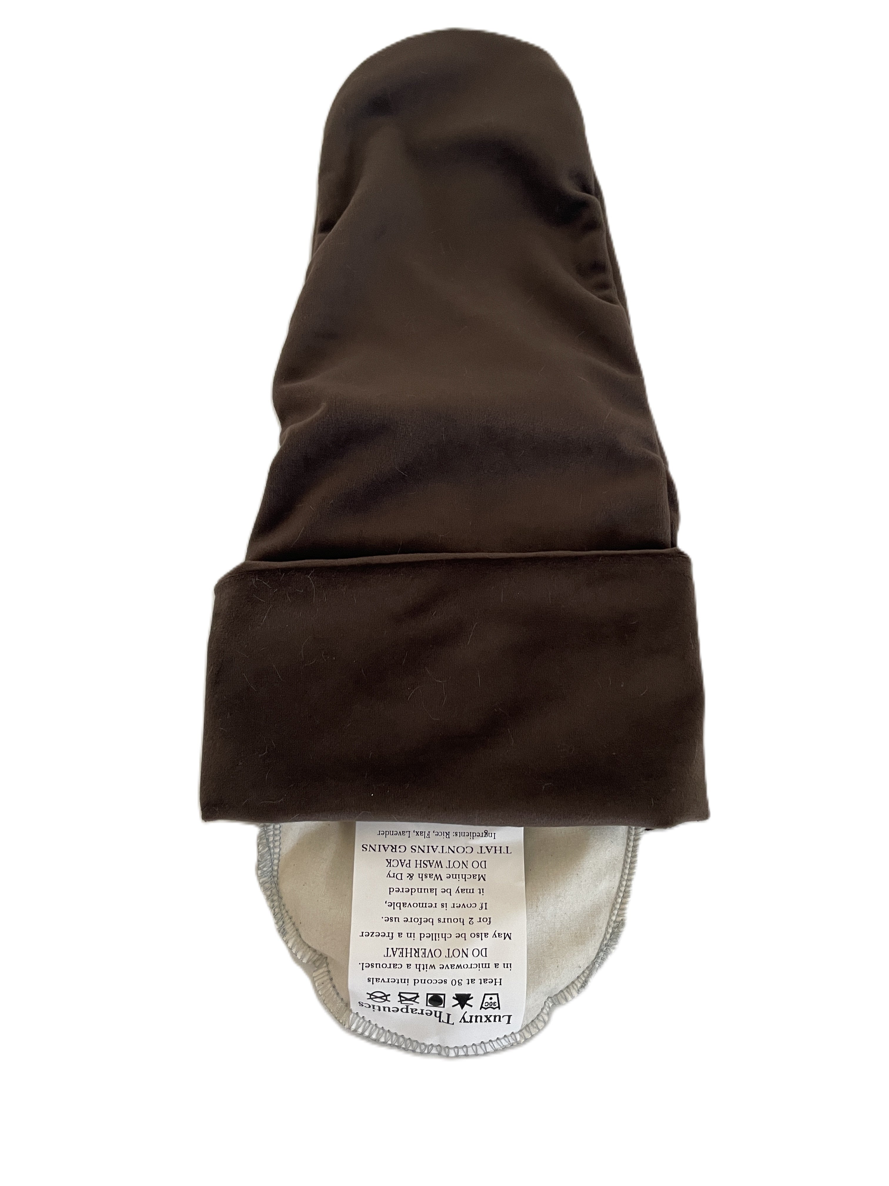 Heatable Luxury Spa Booties - Lux Como Chocolate