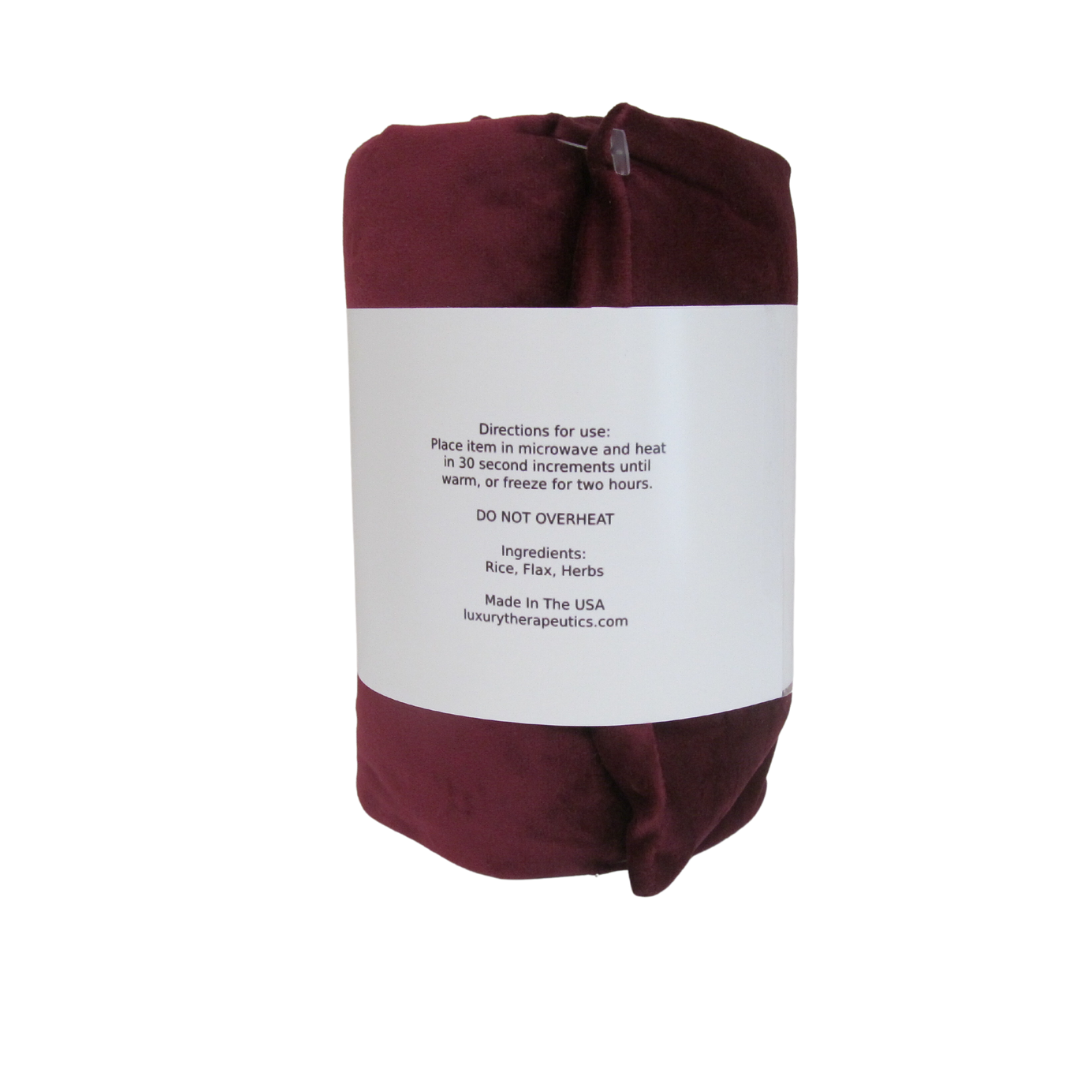 Heatable Therapy Spa Wrap- Como Cranberry