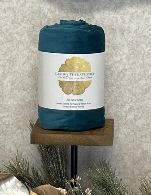 Heatable Therapy Spa Wrap- Como Teal