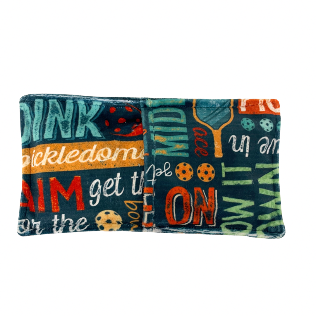 Soothing Eye Pillow Rectangle- Pickleball Navy/Teal