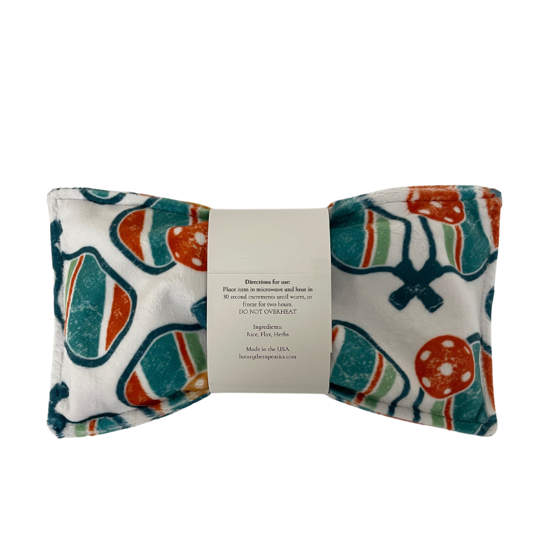 Soothing Eye Pillow Rectangle- Pickleball Paddle White
