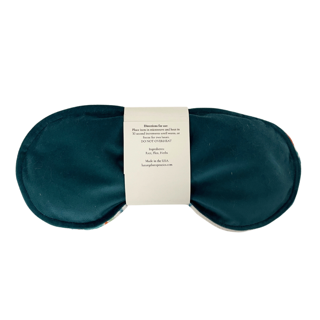 Soothing Eye Pillow w/Removable Cover- Pickleball White
