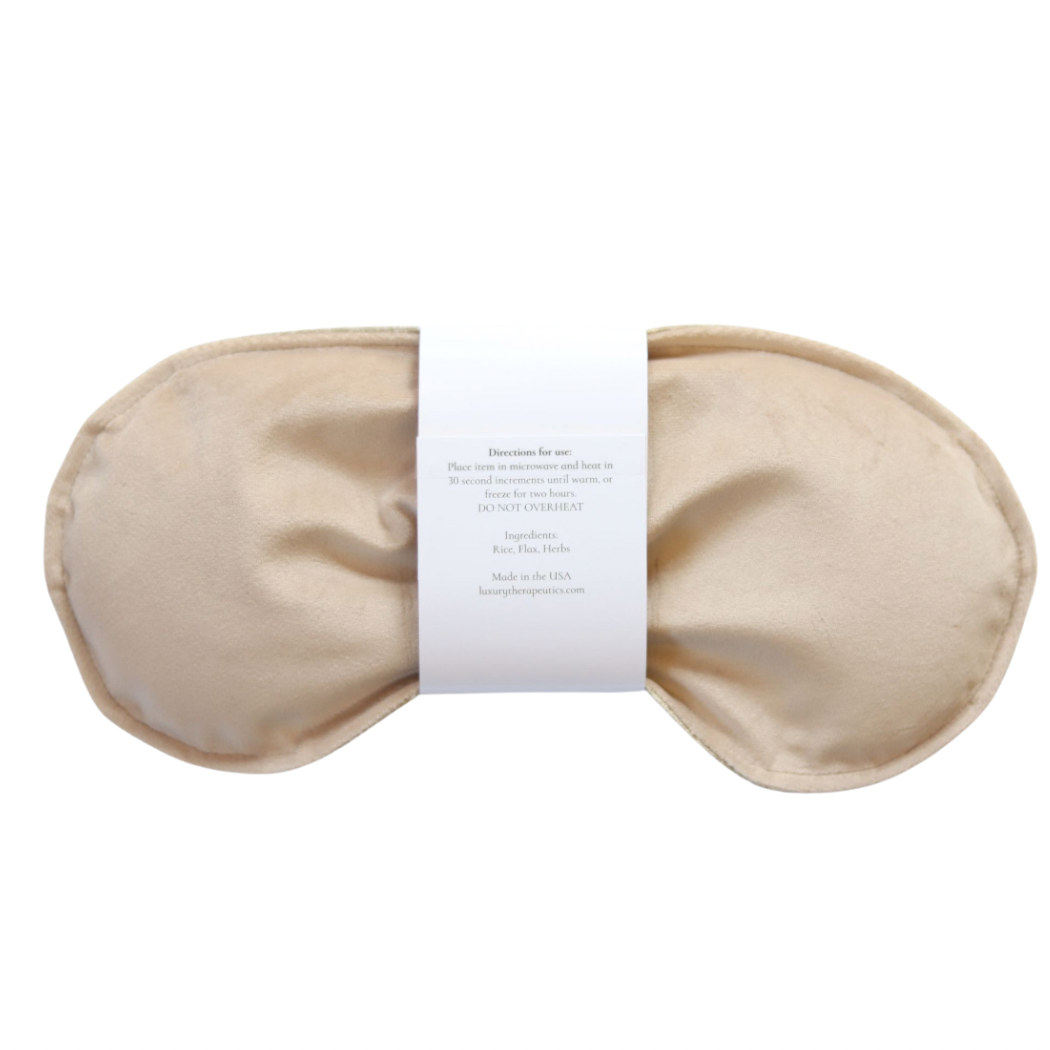 Soothing Eye Pillow w/ Removable Cover- Como Beige