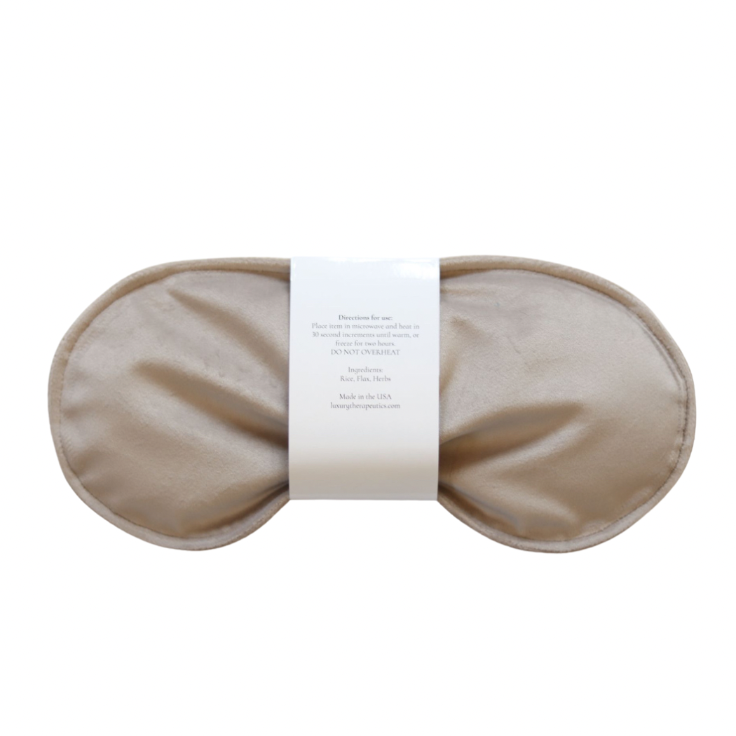 Soothing Eye Pillow w/ Removable Cover- Antelope Taupe