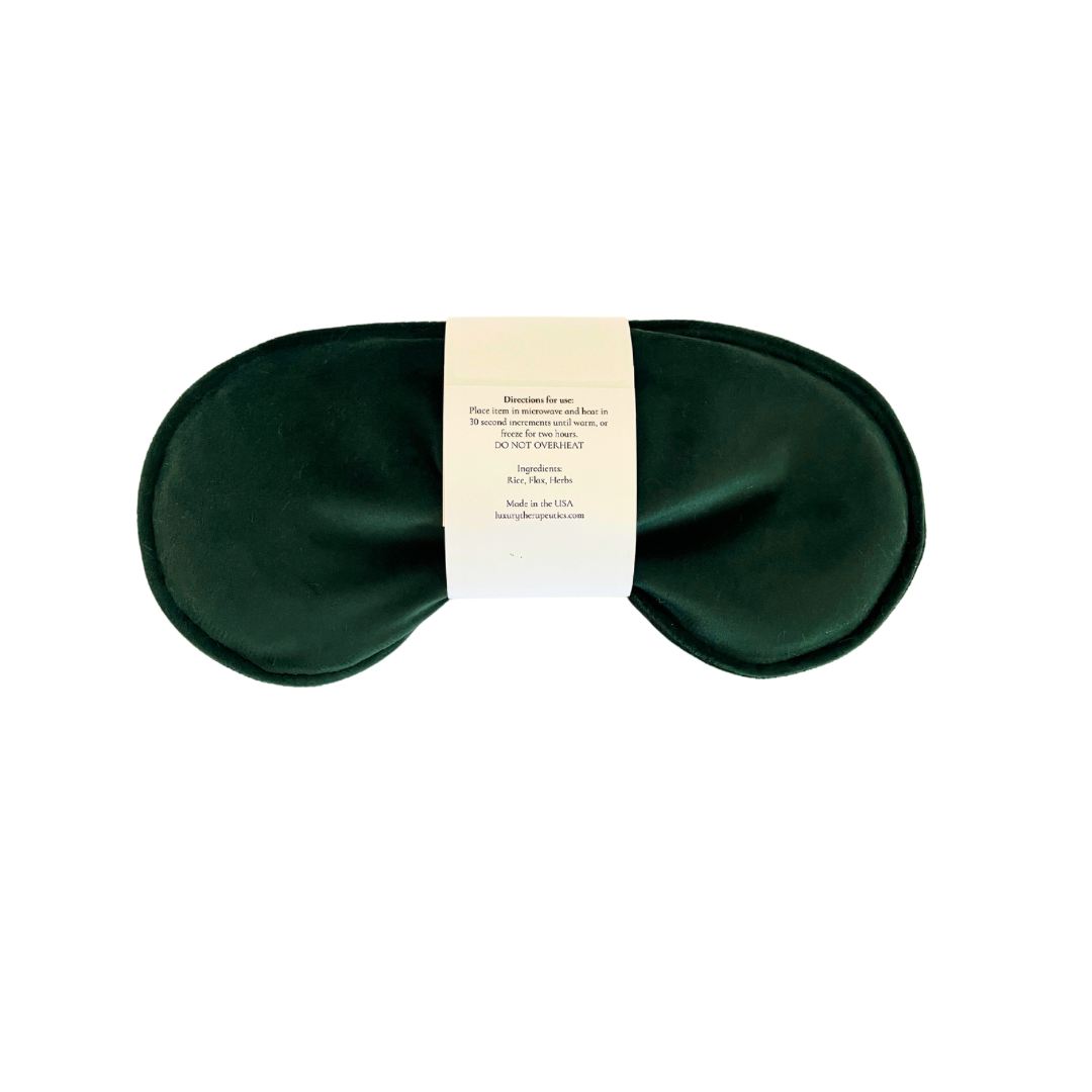 Soothing Eye Pillow w/ Removable Cover-Lux Mystic Moss