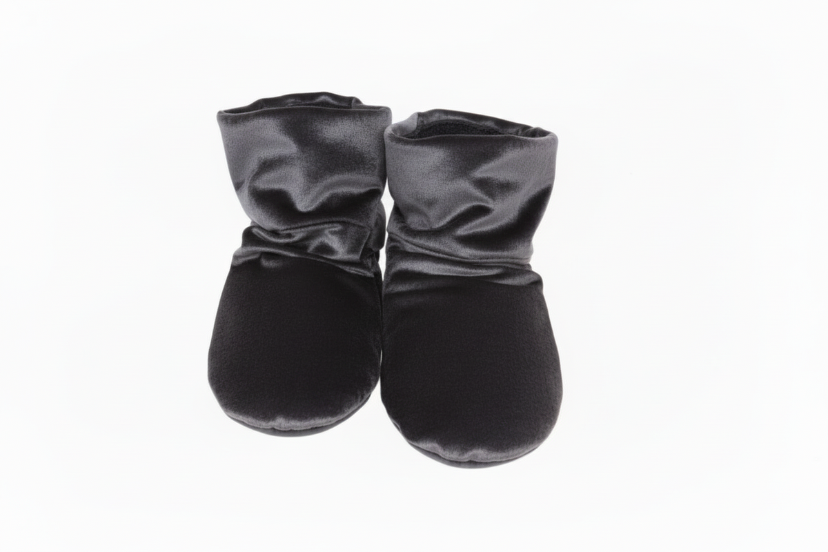Heatable Luxury Spa Booties - Lux Como Ash