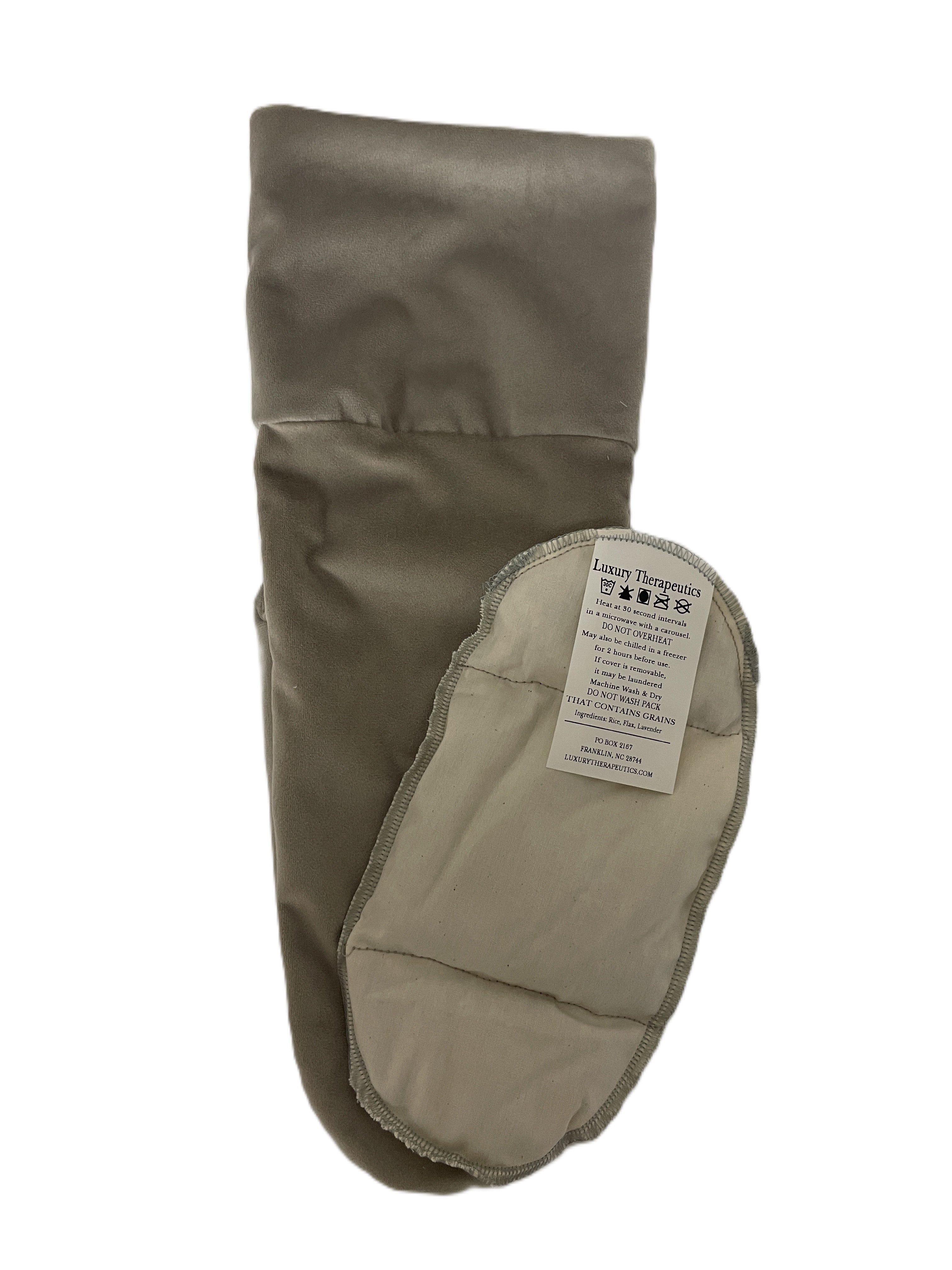Heatable Luxury Spa Booties - Lux Como Mushroom